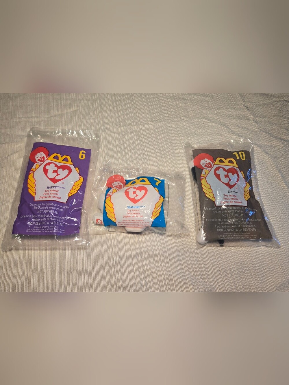 Lot Of 1996/1998 McDonalds Beanie Babies